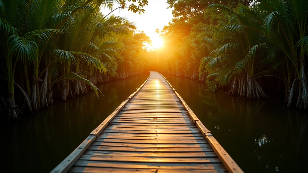 Pasarela en el estuario de Humacao
